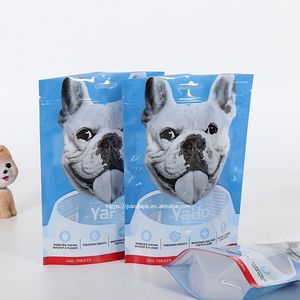 Bolsa de Plástico con Cierre Zip Personalizada y Reciclable para Refrigerios para Mascotas, Golosinas para Perros, Chicle y Empaque de Alimentos para Mascotas - Product Image 3