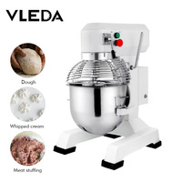 Groothandelsprijs Directe Leverancier Hefbare Kantelkop Borstelloze 15L RVS Brooddeegkneedmachine Spirale Mixer