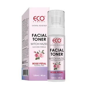 Face Beauty Mist 100% natürlicher organischer alkoholfreier Gesichts wasser Feuchtigkeit spendender Hamamelis-Rosenwasser spray für Gesicht und Haar-281361
