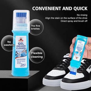 Applicateur de brosse en <span class=keywords><strong>plastique</strong></span> haute densité pour un nettoyage facile Nettoyant pour <span class=keywords><strong>chaussures</strong></span> en gel liquide pour baskets <span class=keywords><strong>Chaussures</strong></span> blanches <span class=keywords><strong>Chaussures</strong></span> de sport - Product Image 3