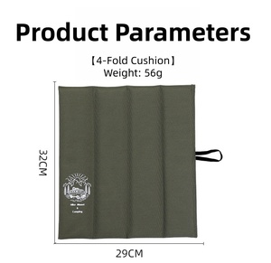 Coussin de siège résistant à l'humidité pour l'extérieur, tissu Oxford ultra-léger, tapis pliable portable, camping, plage - Product Image 5