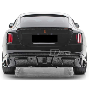 For Rolls Royce Spectre Msy Style Dry Carbon Fiber <b>Rear</b> <b>Spoiler</b> Wing RR - Product Image 4