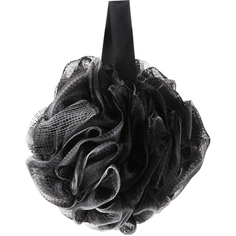 Fabrik Direct Black Holzkohle Faser PE Mesh Net Blume Bad Ball Super Weich Bad Schwamm