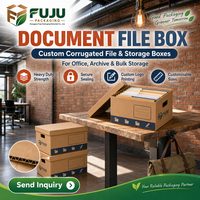Boîtes en carton ondulé fabriquées à Guangdong, écologiques et faites à la main par FUJU - Différents types de boîtes, forme personnalisable, doublure personnalisée, impression de logo personnalisée