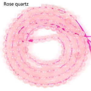 4mm naturel différents types de pierres précieuses rondes lisses perles en vrac pour bricolage Bracelet collier fabrication de bijoux - Product Image 5