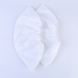 Capas de Sapato Descartáveis Antiderrapantes e à Prova de Poeira em PP Não Tecido, Plástico PE e CPE nas Cores Branco, Rosa, Preto e Azul - Product Image 1