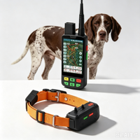 Collier GPS pour chien avec système Android, tracker d'animaux de compagnie étanche IP68 Bluetooth - Nouvelle version pour les distributeurs de technologie mobile