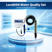 Transmetteur de qualité de l'eau à ions calcium LoRaWAN, alimenté par batterie pour une longue durée de vie, pour la surveillance de l'eau hors réseau