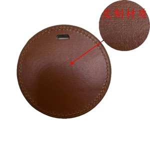 Étui de rangement pour tees de golf en cuir marron, portable, taille individuelle pour tees de golf - Product Image 1