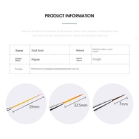Pinceau à ongles professionnel en bois de Zhejiang pour la peinture de lignes ultra-longues, outil de nail art pour la décoration transfrontalière