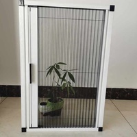 Moustiquaire en fibre de verre filet pliant Moskito porte mince Plisse moustiquaire moustiquaire écran Anti moustique bonne qualité maille plissée