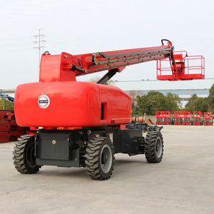 Plataforma elevadora articulada de 18 m de altura de trabajo, autopropulsada con ruedas, para construcción y mantenimiento. - Product Image 1