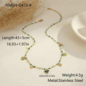 Collar de Corazón de Acero Inoxidable Chapado en Oro de 18K para Mujer, con Circonita Cúbica, Resistente al Agua, Sin Deslustre, Joyería Moderna de Lujo - Product Image 6