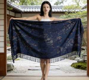 Pareo Hawaiano a Prezzo all'Ingrosso, Sarong da Spiaggia con Motivo Foglie di Palma Tropicale, Asciugatura Rapida, Lavalava, Abbigliamento da Spiaggia, Dropshipping - Product Image 4