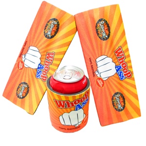 Slap Can Cooler Insulator Sleeve Neoprene Material with Non-Slip Backer - Product Image 1