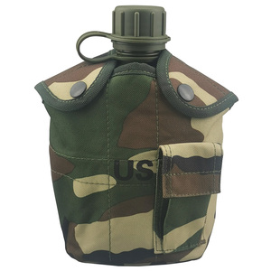 Free sample Olive <b>Green</b> Water Bottle Canteen <b>Kettle</b> for Personal Defense Gear with Polyester Cover - Product Image 5