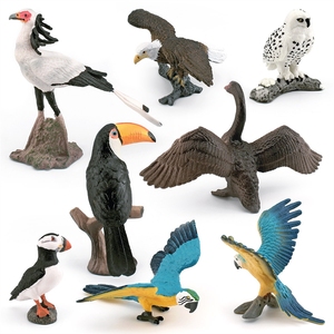 xinhen Modelos de aves de simulación transfronterizos: Búho nievoso, águila calva, guacamaya, cisne gris, <span class=keywords><strong>gaviota</strong></span>, serpiente, decoración estática de escritorio - Product Image 1