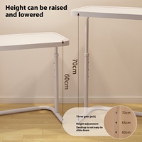 Table basse contemporaine en verre moderne, mobilier de maison, table d'appoint simple pour canapé, table relevable pliable pour ordinateur pour petits espaces