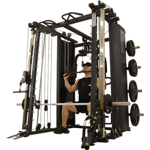 Nouveau Style Commercial Dispositif D'entraînement Complet Multifonctionnel Smith Machine Squat Poitrine Dos Épaule Jambe Exercice - Product Image 1