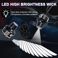 PEL Angel Wing LED pour rétroviseur de voiture Angel Wings HD Car Welcome Lights