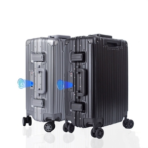 Maletas Fipilock, huella dactilar inteligente y bloqueo aduanero TSA, maleta con ruedas impermeable antirrobo de 20 pulgadas para viajes en avión - Product Image 1