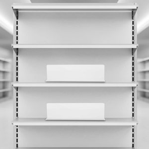 Free Sample Wholesale Magnetic Acrylic Plastic L Shape <b>Shelf</b> Divider for Metal <b>Shelves</b> - Product Image 4