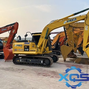 รถขุดตีนตะขาบไฮดรอลิก Komatsu PC110 มือสอง ขนาด 11 ตัน ของแท้จากญี่ปุ่น รุ่นปี 2022 พร้อมเครื่องยนต์ CE/EPA ปั๊ม เกียร์บ็อกซ์ PLC - Product Image 1