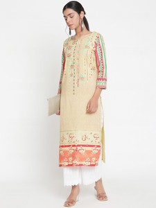 ชุดสูทพิมพ์ลายดิจิทัลสำหรับงานปาร์ตี้ลำลองชุด kurti ชุดเสื้อเคอร์ติสสำหรับคนอินเดียใส่ทำงาน - Product Image 3