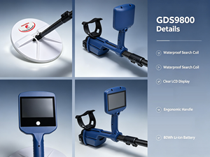 Rilevatore di Metalli Professionale GDS9800 VLF per Terreni ad Alta Mineralizzazione - Product Image 3