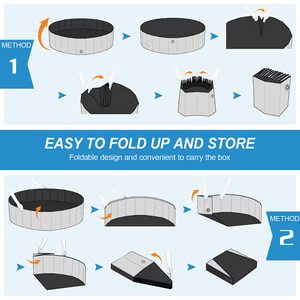 Piscina de plástico duro para perros, bañera portátil para mascotas, piscina para animales, piscina para niños para perros - Product Image 5