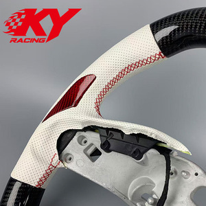 Volant de course personnalisé en fibre de carbone pour Chevrolet Chevy Corvette C8 Stingray Z06 E-Ray ZR1 - Product Image 3