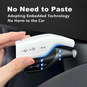 Funda para Palanca de Dirección de Tesla Model 3/Y, Fibra Sintética, Accesorio Interior Moderno - Product Image 6