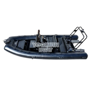 <span class=keywords><strong>Bateaux</strong></span> <span class=keywords><strong>semi</strong></span>-rigides gonflables en aluminium de 20 pieds Yoolwin, légers, à coque en V profond, en Hypalon Orca, pour yacht et catamaran - Product Image 5