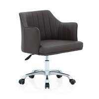 Chaise de salon de beauté Kangmei, moderne, exécutive, en cuir synthétique, hauteur réglable, base rotative, pour manucure, client