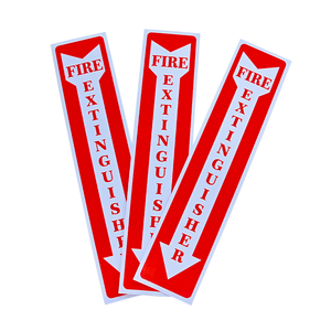 Adhesivo <span class=keywords><strong>de</strong></span> señal <span class=keywords><strong>de</strong></span> extinción <span class=keywords><strong>de</strong></span> incendios <span class=keywords><strong>de</strong></span> PVC impermeable duradero al por mayor para uso en exteriores en comunidades y empresas - Product Image 3