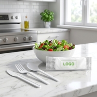 Fourchette, couteau et cuillère biodégradables en CPLA, intelligents et compostables, pour événements extérieurs et camping 2026