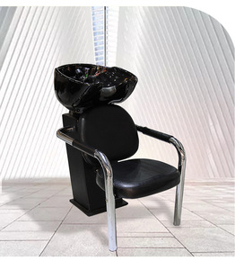 Sillón de Lavado de Cabello Moderno 2026 con Diseño de Spa para Salón de Belleza y Barbería - Product Image 2