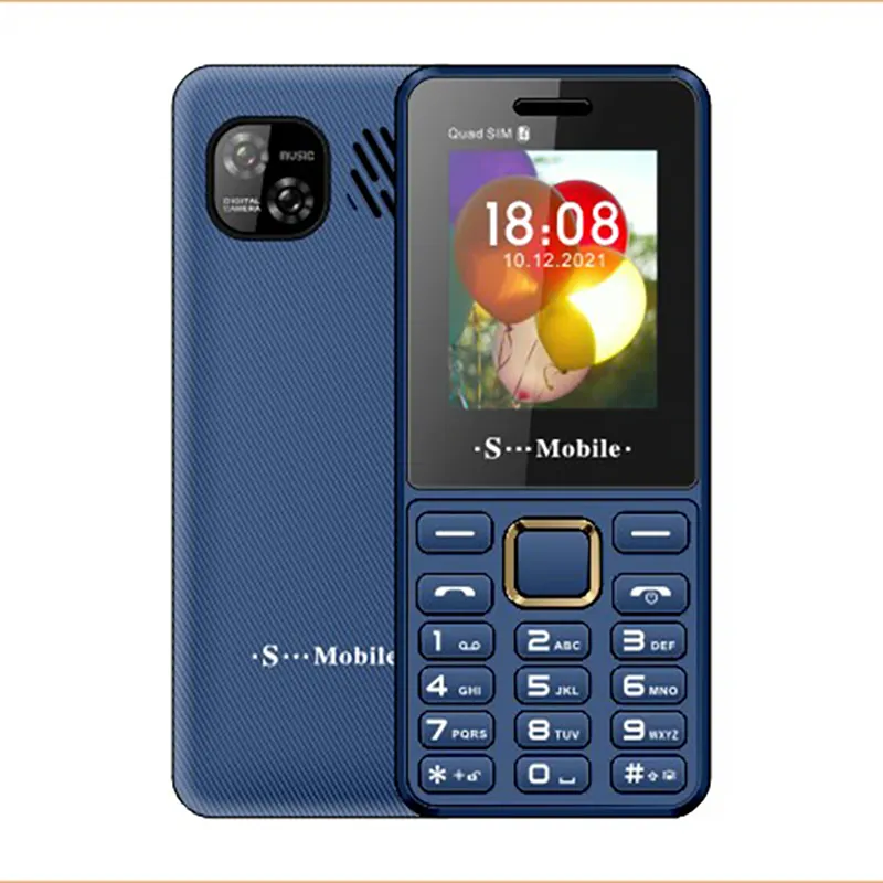 S70 Large Battery 2500mAh 2.2inch 2G GSM Quad Sim 4 SIM card mobile phone