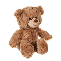 Playwork Weicher Plüsch-Teddybär Gefüllt mit Hochwertiger PP-Baumwolle mit Glatter Premium-Qualität 2-4 Jahre Weihnachten 20 cm