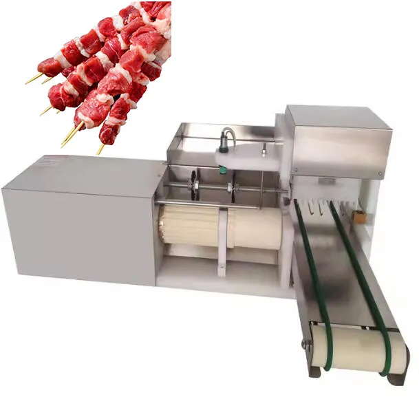 BBQ satay Kebab thịt xiên máy Máy tự động cho thịt xiên