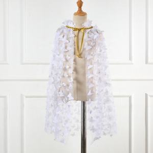 Tela de encaje floral con bordado láser 3D degradado 2026, 100% poliéster, tela de tul bordada 3D para vestido - Product Image 3