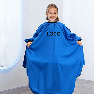 Capa de Barbero Impermeable <span class=keywords><strong>para</strong></span> Niños <span class=keywords><strong>con</strong></span> Mangas, <span class=keywords><strong>para</strong></span> Niños y <span class=keywords><strong>Niñas</strong></span> de 10 Años, Capa de Peluquería <span class=keywords><strong>con</strong></span> Cuello Ajustable, <span class=keywords><strong>para</strong></span> Salón o Casa - Product Image 4