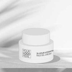 Crema de Gel Hidratante 24H de Excelente Diseño con 5% de Niacinamida, Humectante Ligero, Fórmula Italiana - Product Image 1