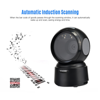 Lecteur de codes-barres 1D 2D mains libres Scanner de plate-forme de numérisation d'écran pour entrepôt POS PC Librairie USB Qrcode Scanner