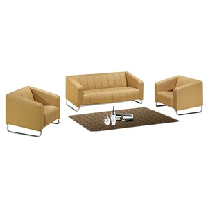 Canapé de salle d'attente en polymère durable, canapé de bureau d'occasion - Product Image 5