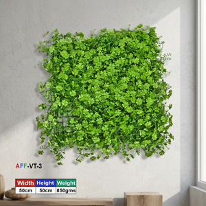 Panneau de jardin vertical en feuilles de trèfle artificielles - Product Image 3
