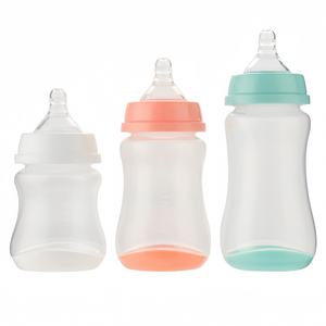 <span class=keywords><strong>Biberon</strong></span> anti-colique à col large en PP, sans BPA, pour bébés de 0 à 12 mois, motif dessin animé, débit variable, silicone naturel, neuf, OEM - Product Image 2