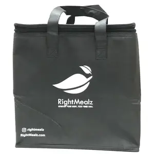 Reutilizável Extra Grande Folding Tote Isolado Cooler Shopping Bag Tecido Mercearia Food Delivery Bag com Alças catering bag
