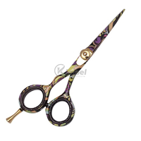 Ciseaux de coiffure avec poignée en plastique acier inoxydable, à haute teneur en carbone, 10 pièces par lot, sous votre propre Logo