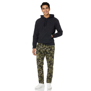 Sweat-shirts à capuche oversize pour hommes, en molleton uni, personnalisables en gros, pour l'hiver - Product Image 1